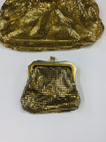 Oroton Gold mesh handbag in box