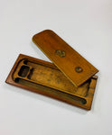 Antique wooden Pencil case