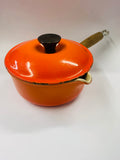 Le Creuset cast iron and enamel saucepan