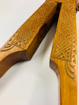 Scandinavian hand carved wooden nutcracker