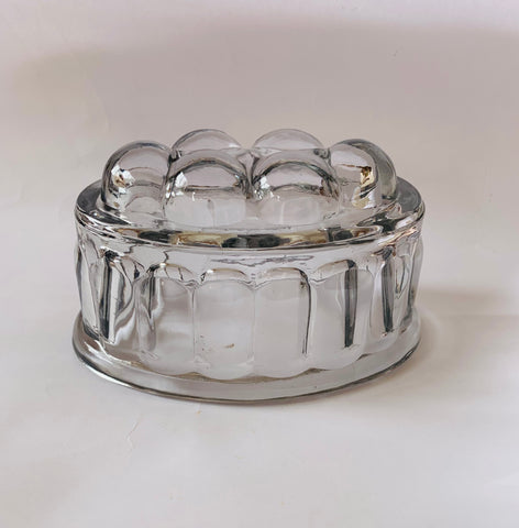 Vintage glass jelly Mould