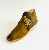 Handmade Antique Shoe Pin Cushion and thimble holder
