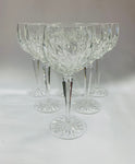 Set of 6 Waterford Lismore hock wine glasses
