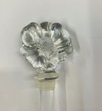 Vintage art glass flower bottle stopper