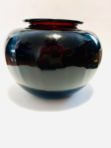 Ruby Glass Bowl or Vase