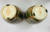 Pair or exquisite Satsuma Meiji period Hakudo vases
