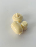 Ivory thimble holder in shape of an acorn