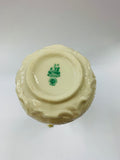 Belleek green mark fish vase