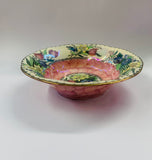 Maling pink thumbprint bowl