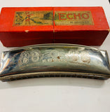 Rare Echo curved harmonica in original box