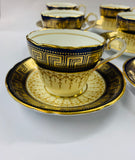 Set of 6 Aynsley Demitasse cups and saucers