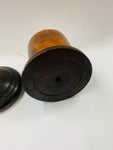 Victorian wooden treen twine holder