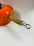 Le Creuset cast iron and enamel saucepan