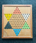Large Handmade Chinese Checkers Board