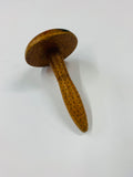 Folk Art wooden darning mushroom