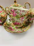 James Sadler Florence Chintz tea set