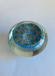 Millefiori glass paperweight