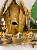 Vintage rustic wooden Xmas house