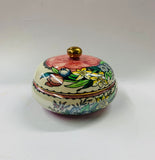 Maling pink thumbprint jewellery box