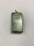 Sterling silver and butterfly wing pendant