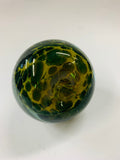 Hand blown Art glass pear paperweight