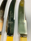 Set 6 bone handled lunch knives
