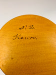 New Zealand Kauri wooden lidded bowl