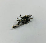 Sterling silver dragon charm