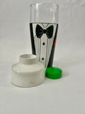 Glass Tuxedo Cocktail Shaker