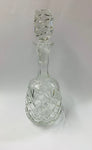 Antique cut crystal tall decanter