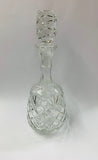 Antique cut crystal tall decanter