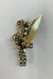 Vintage Diamante Mother brooch