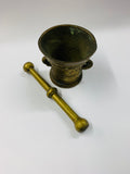 Antique brass Mortar and Pestle