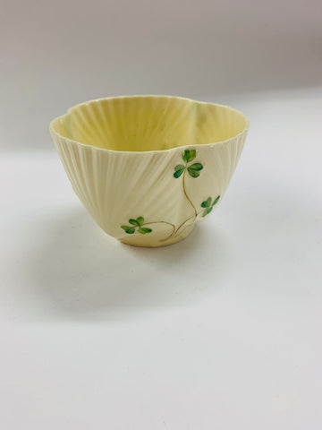 Belleek shamrock sugar bowl