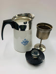 Corning ware enamel coffee percolator