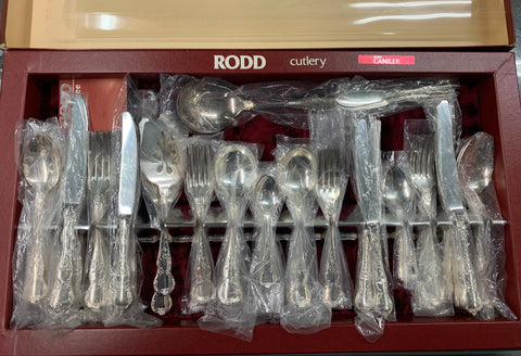 Full silver plated Rodd Camille Cutlery set