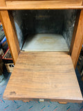 French marble top pot cupboard