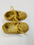 Pair of Victorian babies fabric shies