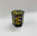 Antique 6 sided dragon cloisonné box