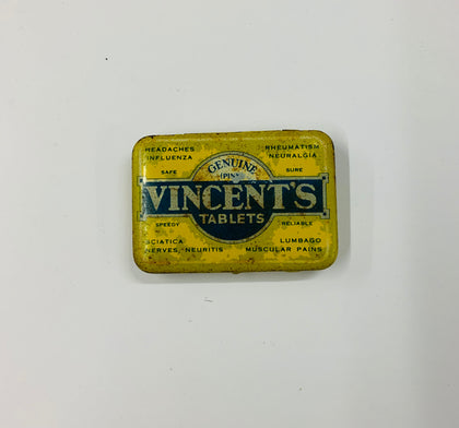 Antique Vincent’s Tablets tin