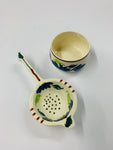 Tony Raymond porcelain tea strainer