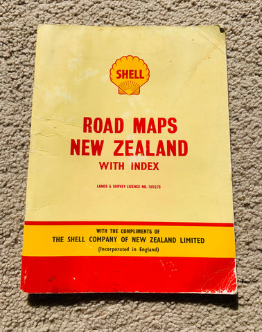 Early Shell Road Maps of New Zealand 1952
