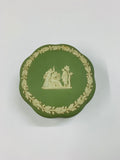 Green Wedgwood jewellery box