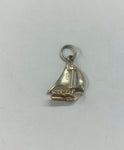 Silver Yacht charm