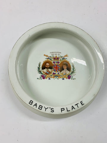 King George V Coronation baby’s bowl