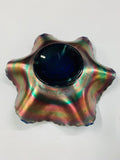 Rare purple carnival glass bowl