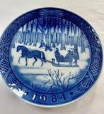 Royal Copenhagen Christmas Plate 1984 Jingle Bells