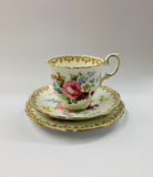 Crown Staffordshire Englands Bouquet trio