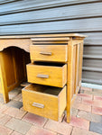 Antique Oak Partners Desk