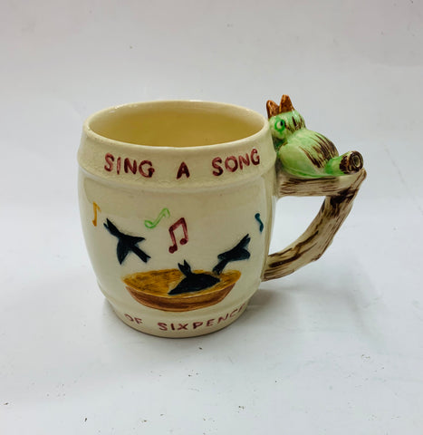 Sing a Song of sixpence whistling mug